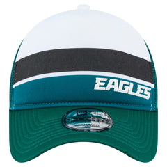 Philadelphia Eagles New Era Preschool Sport Night Color Block 9FORTY A-Frame Trucker Adjustable Hat