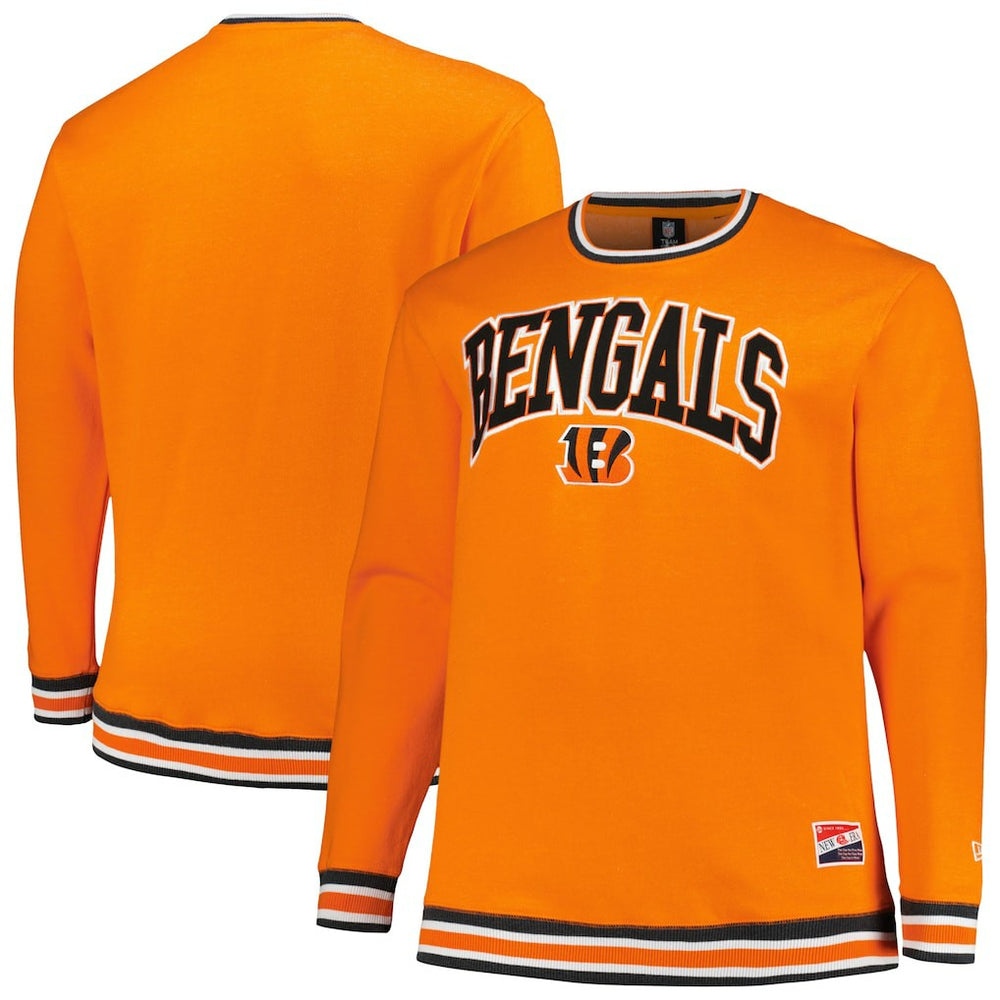 Cincinnati Bengals New Era Big & Tall Pullover Sweatshirt