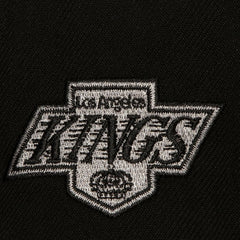 Los Angeles Kings Mitchell & Ness Retro Script Colorblock Snapback Hat Outlet