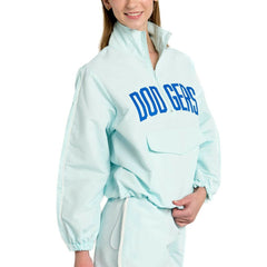 Los Angeles Dodgers Lusso Women's Parker Half-Zip Jacket | MLB Shop