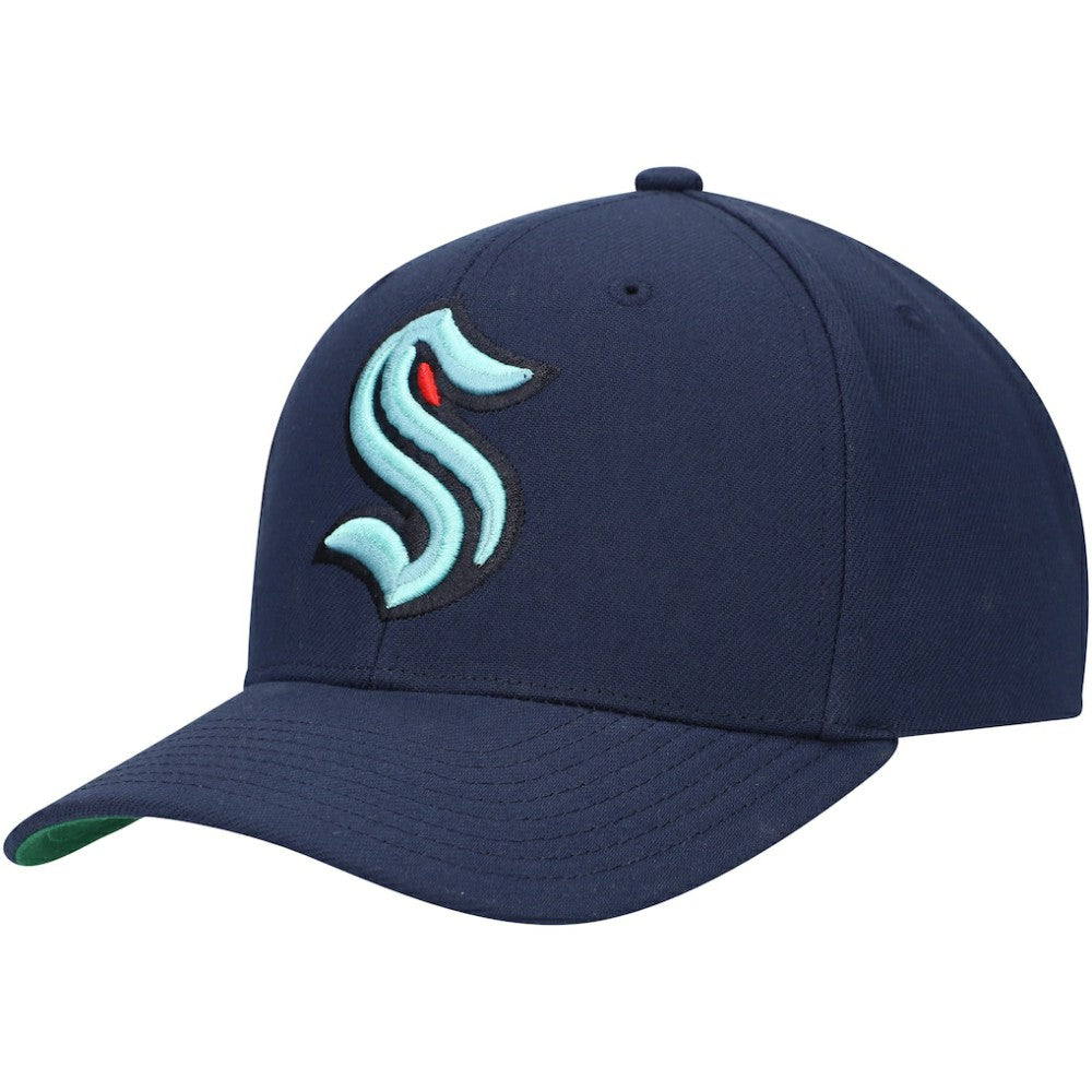 Seattle Kraken Mitchell & Ness Team Ground Pro Adjustable Hat Sale