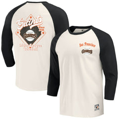 San Francisco Giants Darius Rucker Collection by Fanatics Cooperstown Collection Raglan 3/4-Sleeve T-Shirt | MLB On Sale