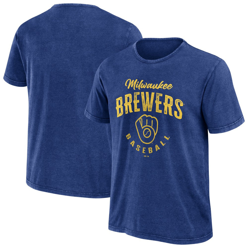 Milwaukee Brewers Darius Rucker Collection by Fanatics Cooperstown Collection Washed T-Shirt | MLB New