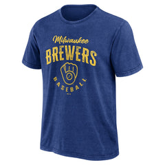 Milwaukee Brewers Darius Rucker Collection by Fanatics Cooperstown Collection Washed T-Shirt | MLB New