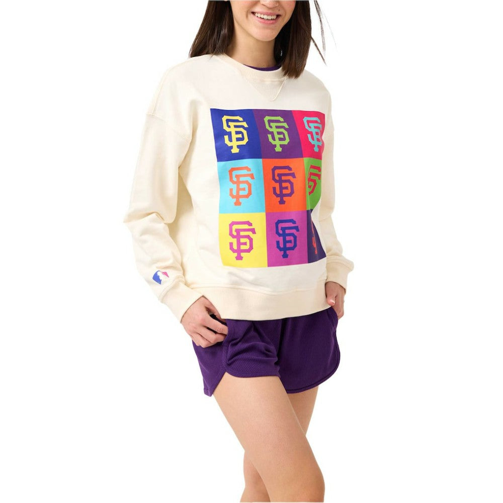 San Francisco Giants Terez Women's Classic Oversized Pullover Sweatshirt | MLB On Sale