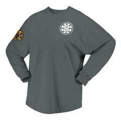 Boston Bruins Fanatics Women's 100th Anniversary Spirit Jersey T-Shirt Sale