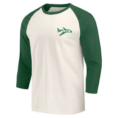 New York Jets Fanatics Darius Rucker Collection Raglan 3/4 Sleeve T-Shirt