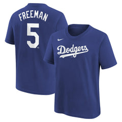 Freddie Freeman Los Angeles Dodgers Nike Youth Name & Number T-Shirt | MLB Online