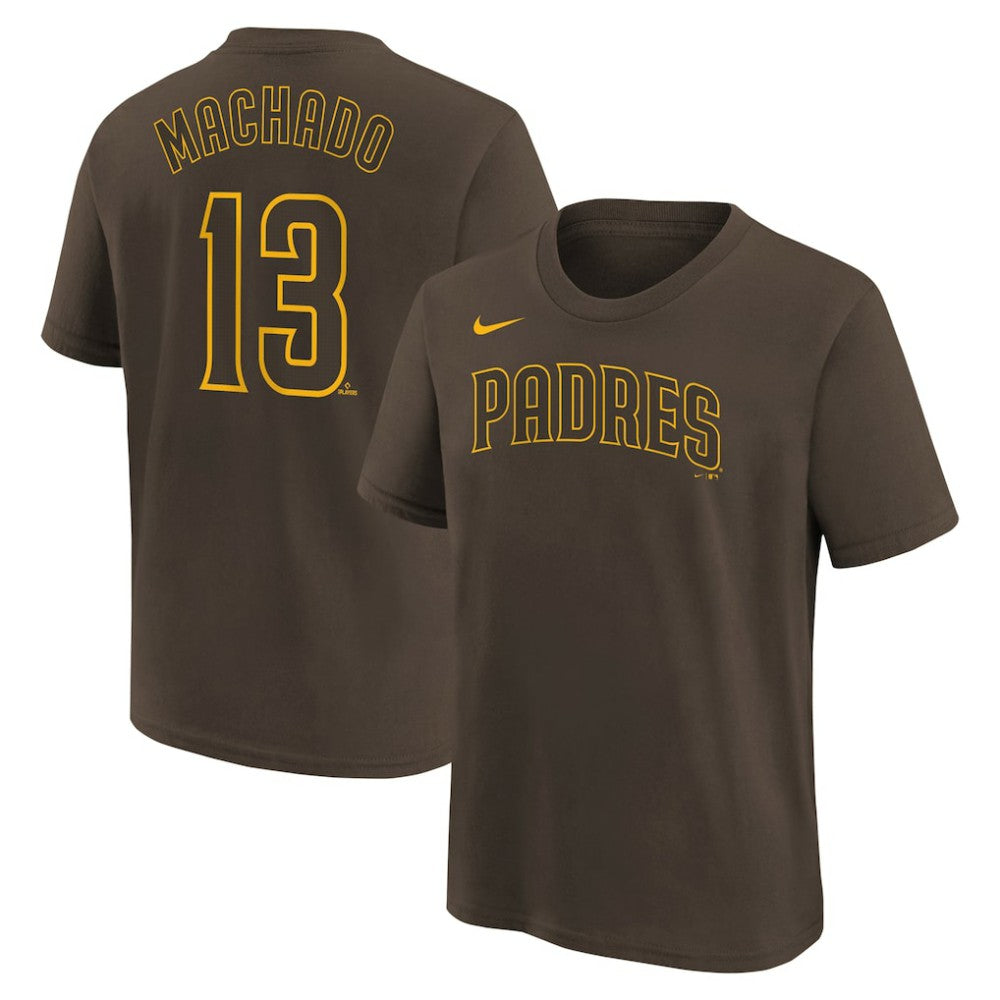 Manny Machado San Diego Padres Nike Youth Name & Number T-Shirt | MLB Outlet
