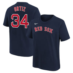 David Ortiz Boston Red Sox Nike Youth Name & Number T-Shirt | MLB For sale