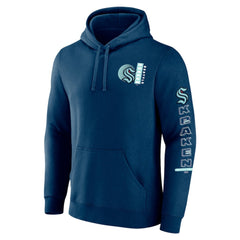 Seattle Kraken Fanatics Revolution Pullover Hoodie For Sale