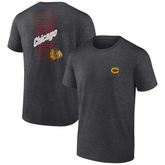 Chicago Blackhawks Fanatics Backbone T-Shirt Discount