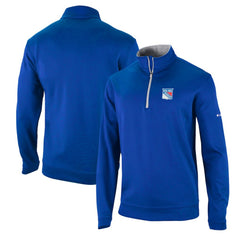 New York Rangers Columbia Wickham Hills Omni-Wick Quarter-Zip Jacket For Sale