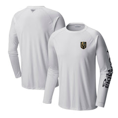 Vegas Golden Knights Columbia Terminal Tackle Omni-Shade Raglan Long Sleeve T-Shirt Sale
