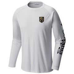 Vegas Golden Knights Columbia Terminal Tackle Omni-Shade Raglan Long Sleeve T-Shirt Sale