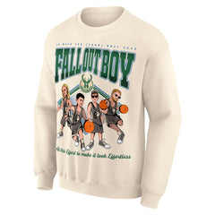 Fall Out Boy x Milwaukee Bucks Unisex So Much For (2our) Dust Pullover Sweatshirt New