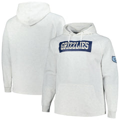 Memphis Grizzlies Big & Tall Raglan Tri-Blend Pullover Hoodie On Sale
