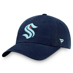 Seattle Kraken Fanatics Core Primary Logo Adjustable Hat For Sale