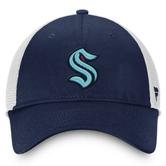 Seattle Kraken Fanatics Core Primary Logo Trucker Adjustable Hat On Sale