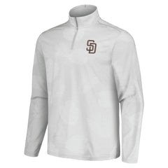 San Diego Padres Tommy Bahama Delray Frond IslandZone Half-Zip Jacket | MLB Shop