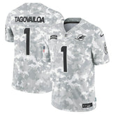 Miami Dolphins Nike Tua Tagovailoa 2024 Salute to Service Limited Jersey