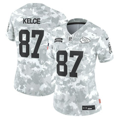 Kansas City Chiefs Nike Travis Kelce Women's 2024 Salute to Service Limited Jersey