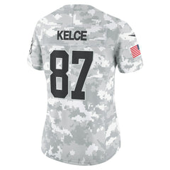Kansas City Chiefs Nike Travis Kelce Women's 2024 Salute to Service Limited Jersey
