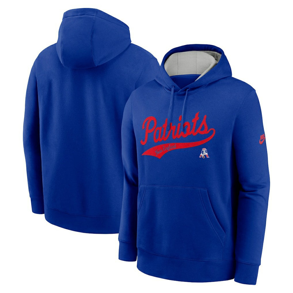 New England Patriots Nike Rewind Club Logo Pullover Hoodie