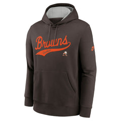 Cleveland Browns Nike Rewind Club Logo Pullover Hoodie