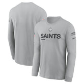 New Orleans Saints Nike 2024 Salute To Service Long Sleeve T-Shirt
