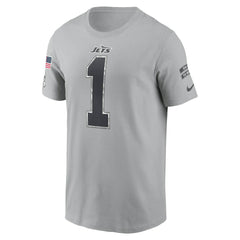 New York Jets Nike Ahmad Sauce Gardner 2024 Salute To Service Name & Number T-Shirt