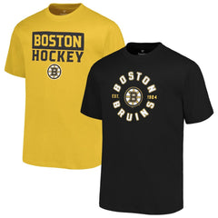 Boston Bruins Fanatics Big & Tall 2-Pack T-Shirt Set Online