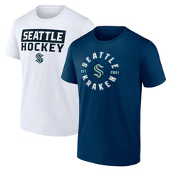Seattle Kraken Fanatics Big & Tall 2-Pack T-Shirt Set Sale