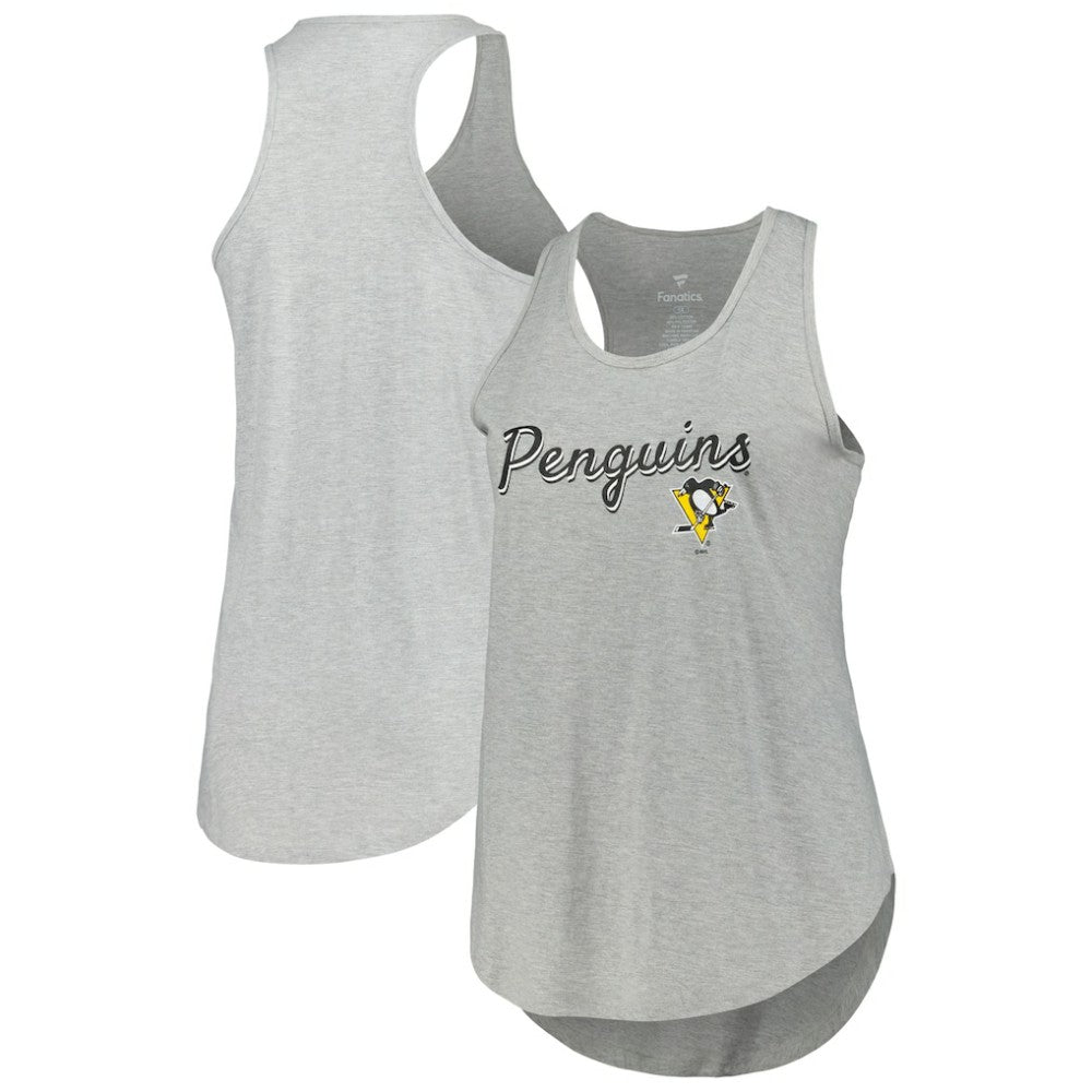 Pittsburgh Penguins Fanatics Women's Plus Size Racerback Tank Top On Sale