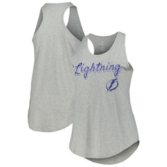Tampa Bay Lightning Fanatics Women's Plus Size Racerback Tank Top Sale