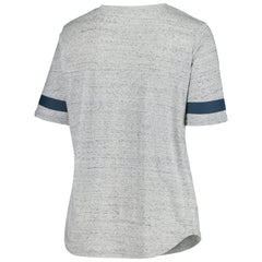 Seattle Kraken Fanatics Women's Plus Size Lace-Up T-Shirt Sale
