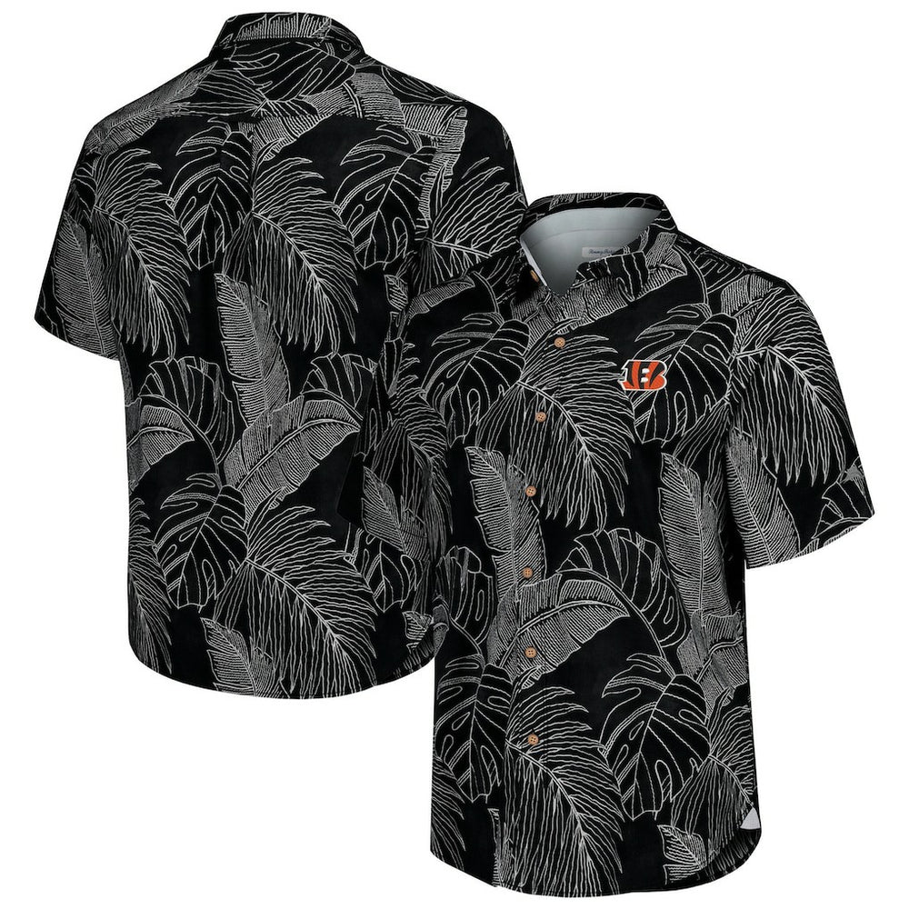 Cincinnati Bengals Tommy Bahama Sport Vine Line Button-Down Shirt