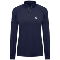 Winnipeg Jets Levelwear Women's Kinetic Insignia Core Quarter-Zip Pullover Top Discount