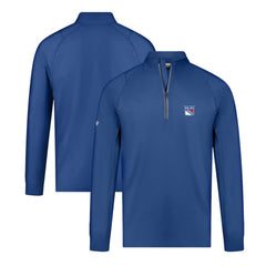 New York Rangers Levelwear Theory Insignia Core Quarter-Zip Pullover Top Discount