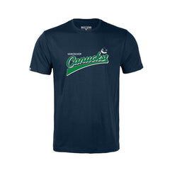 Vancouver Canucks Levelwear Youth Little Richmond Retro Script T-Shirt Sale