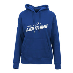Tampa Bay Lightning Levelwear Women's Adorn Premier 2.0 Fleece Pullover Hoodie On Sale