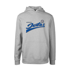 Winnipeg Jets Levelwear Youth Podium Retro Script Fleece Pullover Hoodie Online