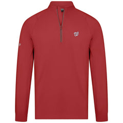 Washington Nationals Levelwear Theory Insignia Quarter-Zip Pullover | MLB Outlet