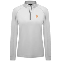 San Francisco Giants Levelwear Women's Kinetic Insignia Quarter-Zip Pullover | MLB US