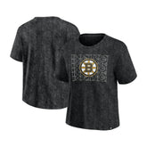 Boston Bruins Fanatics Women's Faded Wash T-Shirt Sale