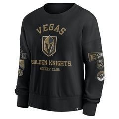 Vegas Golden Knights Fanatics Women's Go Team Pullover Sweatshirt Outlet