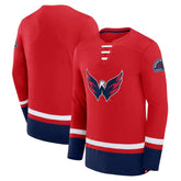Washington Capitals Fanatics High Point Long Sleeve T-Shirt Discount