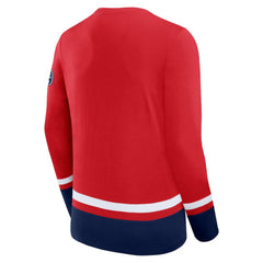 Washington Capitals Fanatics High Point Long Sleeve T-Shirt Discount