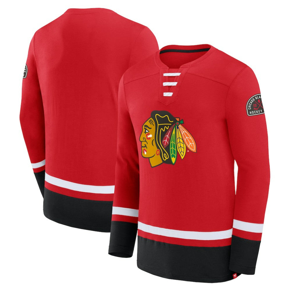Chicago Blackhawks Fanatics High Point Long Sleeve T-Shirt Sale