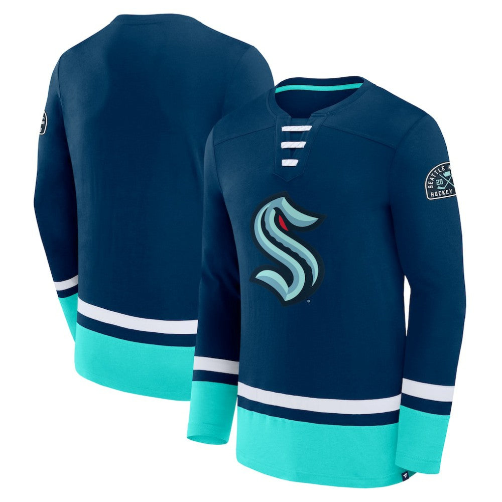 Seattle Kraken Fanatics High Point Long Sleeve T-Shirt On Sale